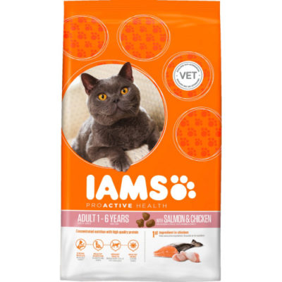 Iams Salmon & Chicken Adult Cat Food Iams Salmon & Chicken Adult Cat Food